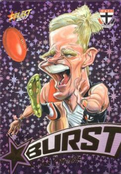 2017 Select Footy Stars - Starburst Caricatures Purple #SP59 Nick Riewoldt Front